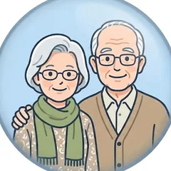 K様ご夫婦のイラスト